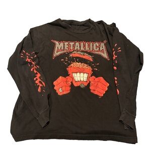 Vintage Metallica Shirt St Anger Long Sleeve Hits Giant Tag Y2K Size 2XL XXL